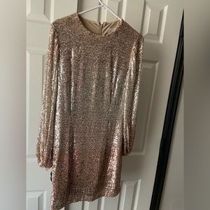 BHLDN sequin shift dress. Size 12/fits like a 10. New with tags